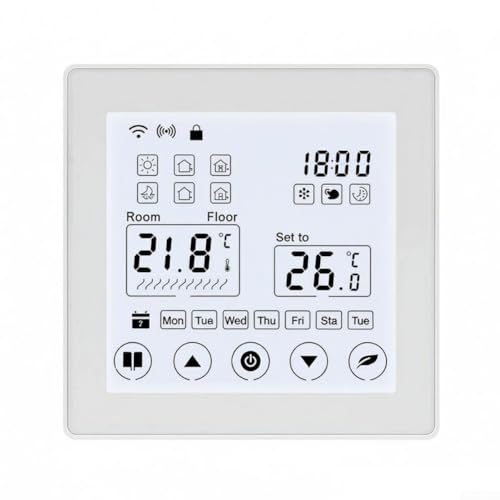 Thermostat intelligent WiFi compatible Tuya pour reguler le chauffage - 8