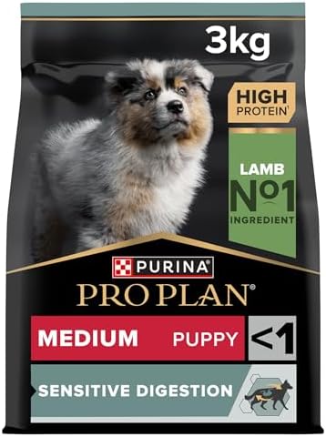 PRO PLAN Medium Puppy Sensitive Digestion Lamb Dry Dog Food 3kg