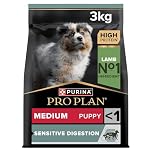 PRO PLAN Medium Puppy Sensitive Digestion Lamb Dry Dog Food 3kg