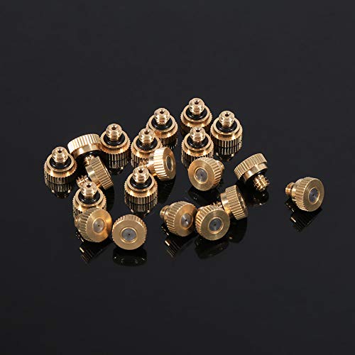 Ausla Ugelli Nebulizzatori in Ottone, Ottone Massiccio con Design a