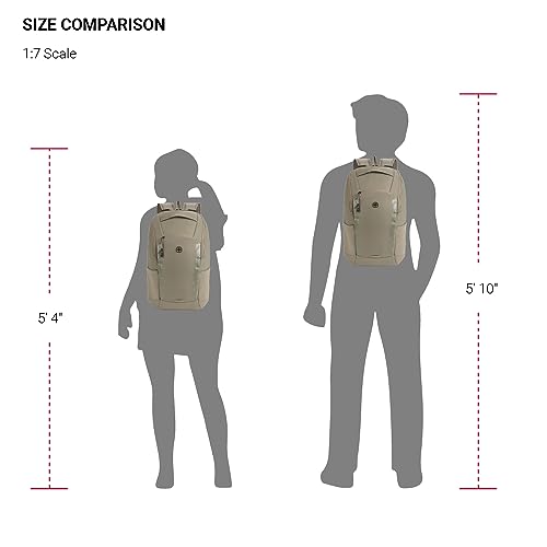 Image of SwissGear 8117 Laptop Backpack, Olive, 17.75 In