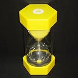 VStoy Security Fashion Hourglass Sand Timer … (Yellow 15 Minutes)