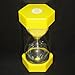 VStoy Security Fashion Hourglass Sand Timer … (Yellow 15 Minutes)