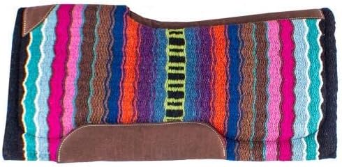 Showman 34" x 36" Multicolor Memory Felt Bottom Saddle Pad