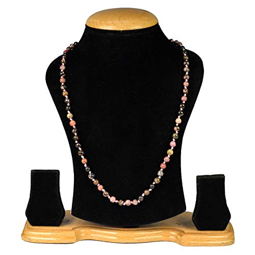 Image of Reiki Crystal Products Natural Reiki Feng-Shui Mala Necklace 6 mm Crystal Stone 108 Bead Jaap Mala for Men and Women