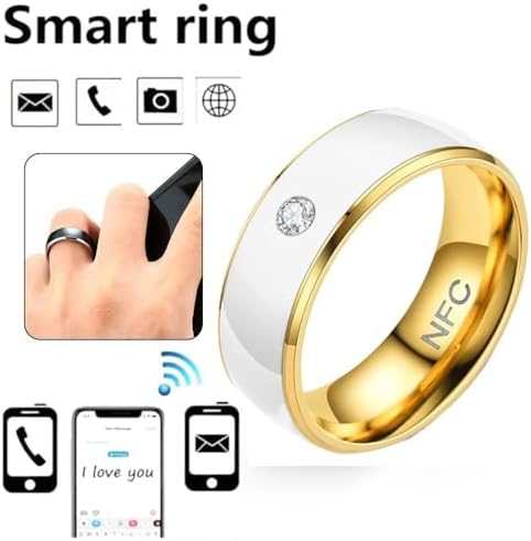 Smart Stainless Steel NFC-Finger Ring for Mobile Phone - Men Creative Wearable Contactless Technology with App Control