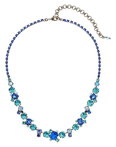 Sorrelli Sophisticate Necklace, Antique Silver-Tone Finish, Ultramarine #TOP16