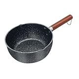 TIDTALEO 1 Pieza Cacerola Multifuncional de Piedra Médica de Olla Antiadherente para Comida Fideos para Cocción Cocina de Inducción y Gas Uso para Personas