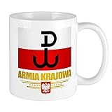 NA Armia Krajowa (Heimatarmee) Becher Einzigartige Kaffeetasse, Kaffeetasse