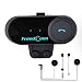 Produktbild FreedConn Motorrad Intercom Bluetooth Headsets, T-COM VB Motorradhelm Interphone Gegensprechanlage Kommunikations Systeme 2-3 Rider Intercom Kit Mit 800M, GPS, FM Radio (1 Einheit mit Hard Headsets)