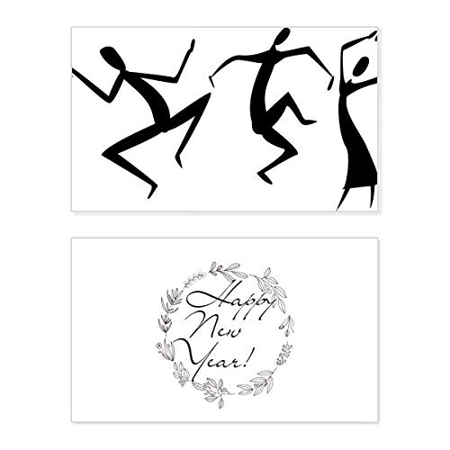 Tarjeta de año nuevo Egipto Dance Totem para conectar con tus seres queridos