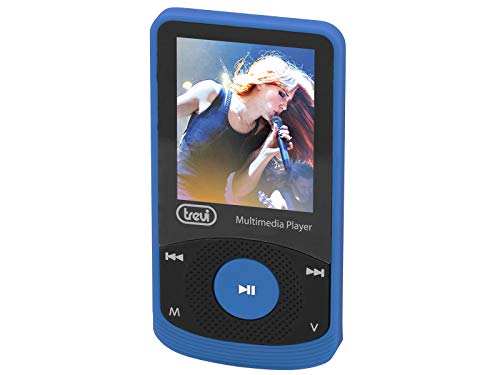 Trevi MPV 1725 SD Lettore Multimediale Mp3, Radio FM, Memoria Espandibile, Batteria al Lithio Ricaricabile, Blu