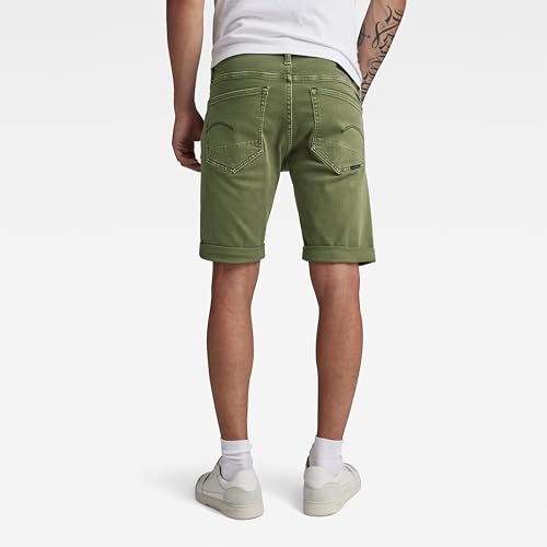 G-Star RAW Herren 3301 Slim Shorts, Grün (Faded Shamrock gd D10481-C258-G567), 38 – Ansicht 2