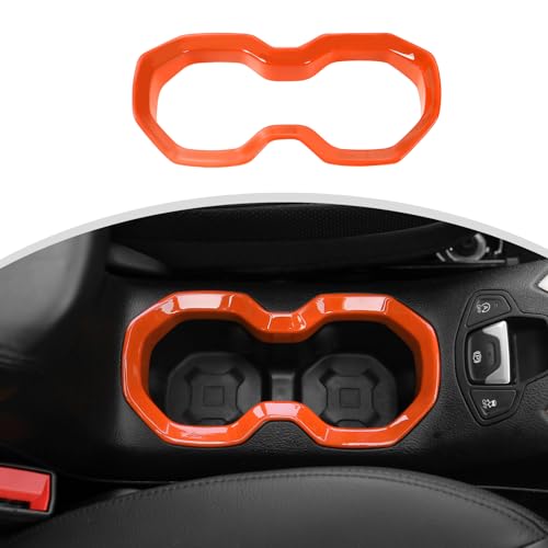 Garniture de porte-gobelet Jeep Renegade en ABS robuste contre les rayures