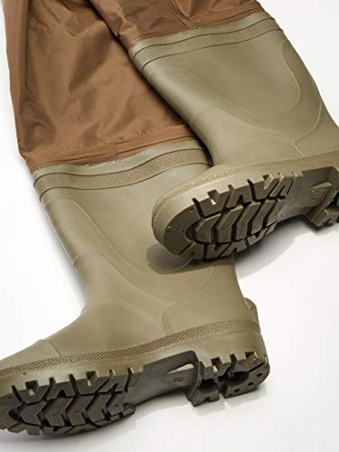 Itasca Men's Laminated Pvc Chest Wader With Neoprene Insulation, Size 7 Rain Boot, Tan, 7 D Us #TOP3
