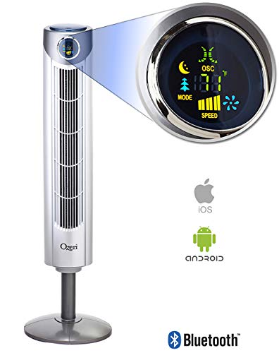 Ozeri Ultra 42” Oscillating Tower Fan, With Bluetooth And Noise Reduction Technology #TOP4