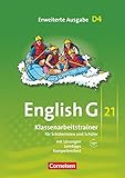 klassenarbeit englisch klasse 6 london  English G 21 - Erweiterte Ausgabe D / Band 4: 8. Schuljahr - Klassenarbeitstrainer mit Lösungen und Audio-Materialien: Klassenarbeitstrainer mit Lösungen und Audios online