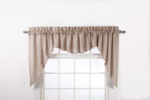 Stylemaster Renaissance Home Fashion Emery 3-Piece Lined Swag Set, 116-Inch by 45-Inch, Taupe
