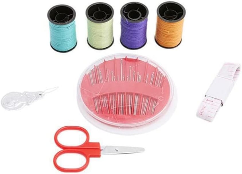 WERFOGH Sewing Kits Portable DIY Multi-Function Box Set Handmade Knitting Stitching Embroidery Thread Accessories