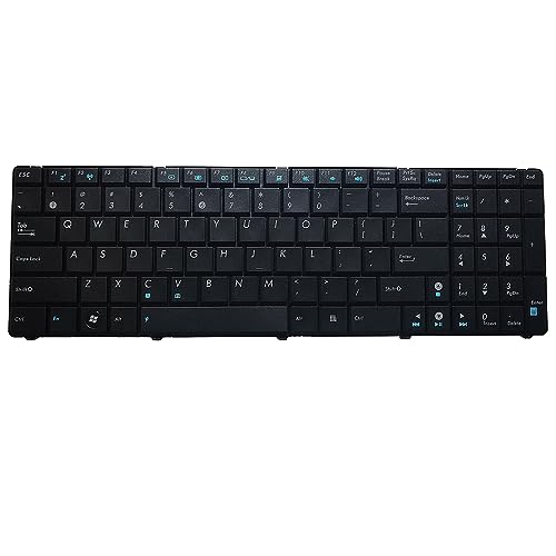 Clavier d'ordinateur portable de remplacement pour ASUS K70 K70IJ K70AB noir US