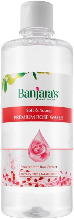 Banjara'S Rose Water, 1L, White