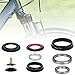Tbest Headset,CNC ZS44/ZS56 Aluminium Alloy Bike Double Purpose External Taper Headset Bearing for ycle Bike Headset Ycle Taper Bearin Headset