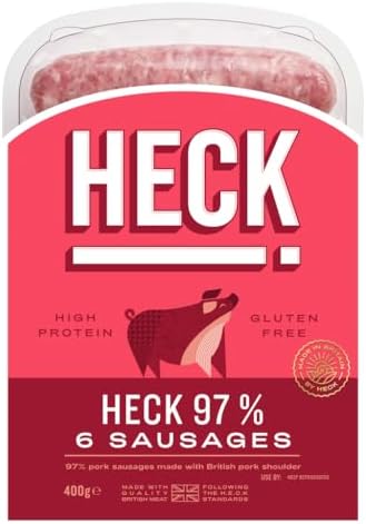 Heck 6 97% Pork Sausages, 400g