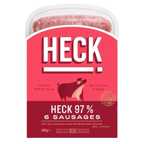 Heck 6 97% Pork Sausages, 400g