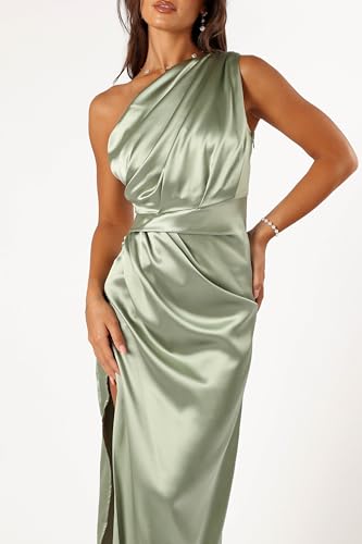 Image of Petal & Pup Women's Nadia One Shoulder Maxi Dress
