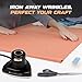 Econour 2-in-1 Mini Travel Iron & Steamer with temperature control, light indicator, and non-stick soleplate. Compact, portable, and ideal for travel, crafting, quilting, sewing, and handcraft project