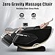 ROTAI Massagesessel Ganzkörpermassage, Zero Gravity, 3D-Mechanische Hände, Lendenwärme, Sprachfunktion, Fußrollenmassage, Intelligente Shiatsu-Massage (Schwarz)