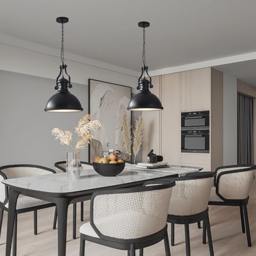 Lámpara colgante de estilo industrial americano ajustable E26 5