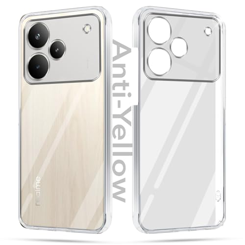 Image of Jkobi Lifetime Anti-Yellow Clear Back Cover Case for Realme P4 Pro (Sleek Hard Crystal | Shockproof and Camera Protection)