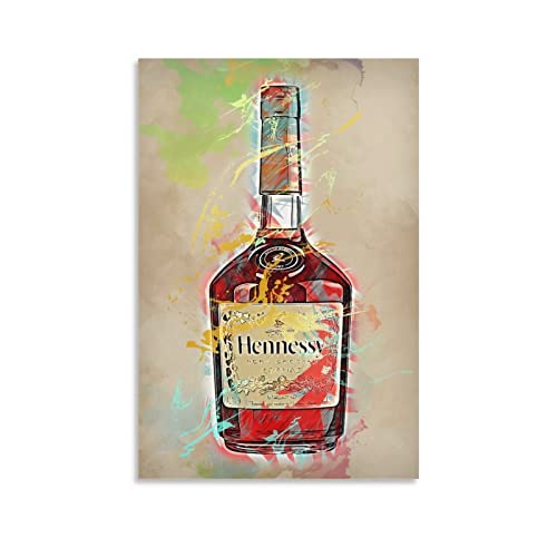 SIPMAN Hennessy Canvas Print Home Decorations Posters For Room Aesthetic Wall Art Poster Unframe 12x18inch(30x45cm)