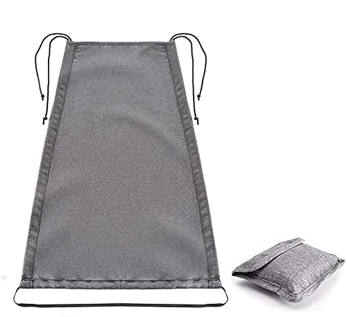 Bébé Poussette Auvent, Universel Pare-Soleil Poussette pour Anti/Pluie/Vent/Soleil, Landau Protection Soleil UV UPF50 - Gris