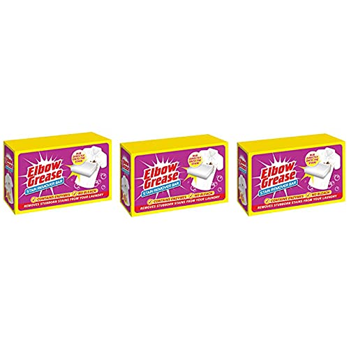 Stain Remover Bar - Soap Bar Laundry Fabric Clothes Stubborn Stain Remover Enzymatic Action -No Bleach- Pack of 3-100gm
