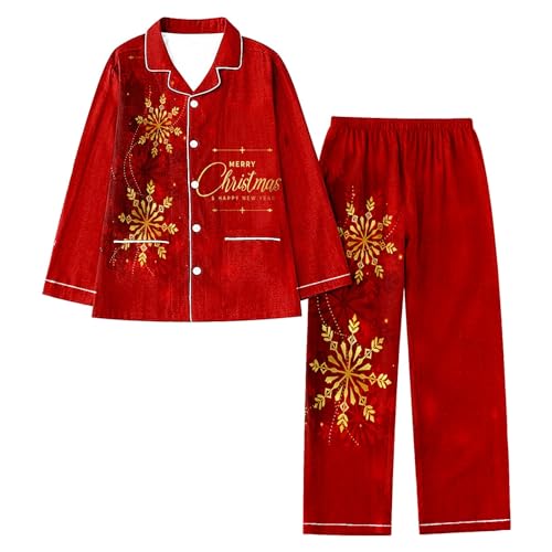 Ensemble de pantalon Noël femme à manches longues pour cadeau de fête