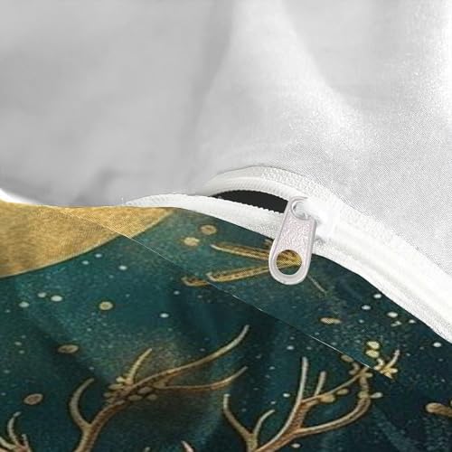 Parure de lit cerf 260x220 microfibre haute densité Full Moon