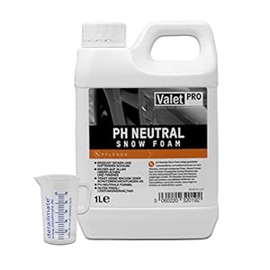ValetPRO PH Neutral Snow Foam 1 liter schuim sneeuw voor het wassen van de auto spuitschuim plus 1 maatbeker 50 ml van detailmate