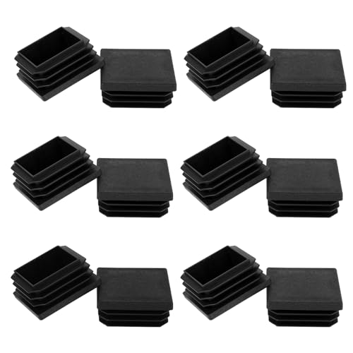 Andibro 12 Stück Quadratische Lamellenstopfen Schutzkappen