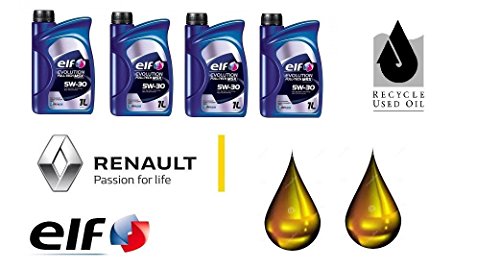 4 Litri Olio Motore Sintetico ELF EVOLUTION