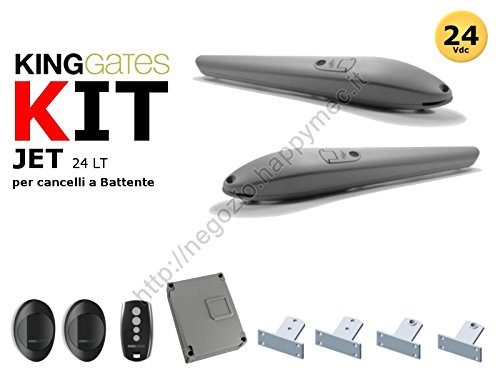 Jet Kit 24 - Kit de automatización irreversible para puertas batientes King Gates