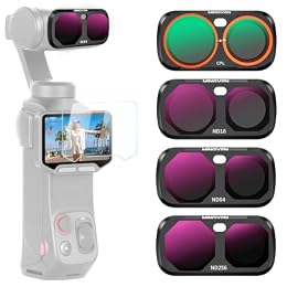 MINGVEN Luna Ultra ND Filter, 4 Pack - CPL, ND16, ND64, ND256 Filters Set
