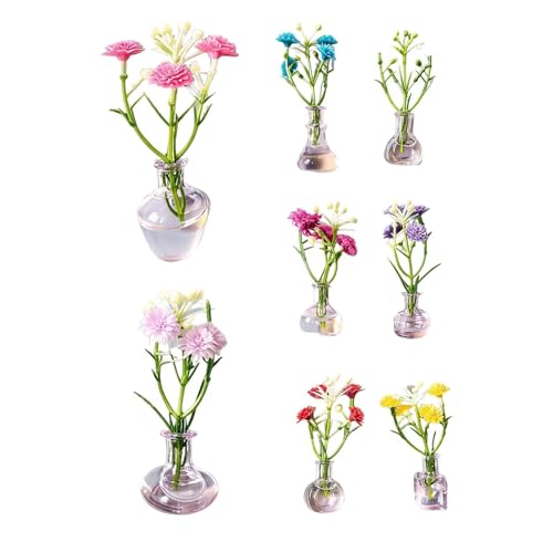Flores artificiales magnéticas para decorar el comedor y hogar 2