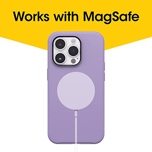 OtterBox iPhone 14 Pro (ONLY) Symmetry Series+ Case - You Lilac IT (Purple), Ultra-Sleek, Snaps to MagSafe, Raised Edges Protect Camera & Screen - image 5