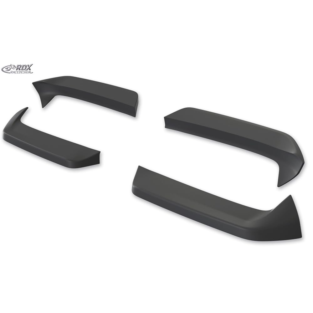 RDX Racedesign Becquet de toit compatible avec Ford Transit Custom / Tourneo Custom 2023- & Volkswagen Transporter / Caravelle T7 2024- (avec portes battantes ou hayon) (PUR-IHS)