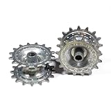 Réalité accrue : augmentez la réalité de votre char RC avec ces roues motrices détaillées qui imitent l'apparence de l'original.