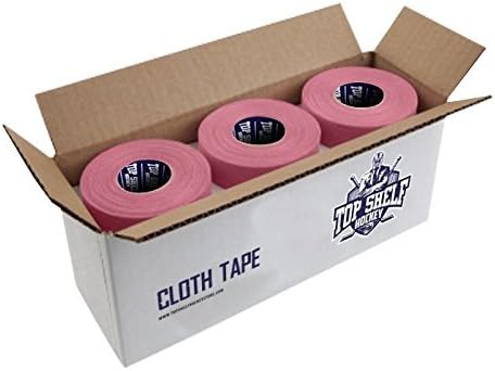 Hockey Tape Pink Cloth 1"x 25yrds Top Shelf Hockey 12 Rolls