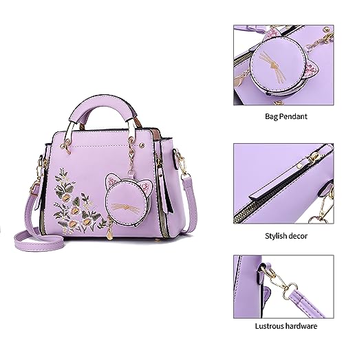 Image of Xiaoyu Fashion Purses and Handbags for Women Ladies Crossbody Bags Top Handle Satchel Shoulder Bags Small Totes