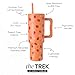 Simple Modern 40 oz Trek Tumbler with Handle and Straw Lid | Cup Holder Friendly Insulated Stainless Steel Travel Mug | Strawberry Fields